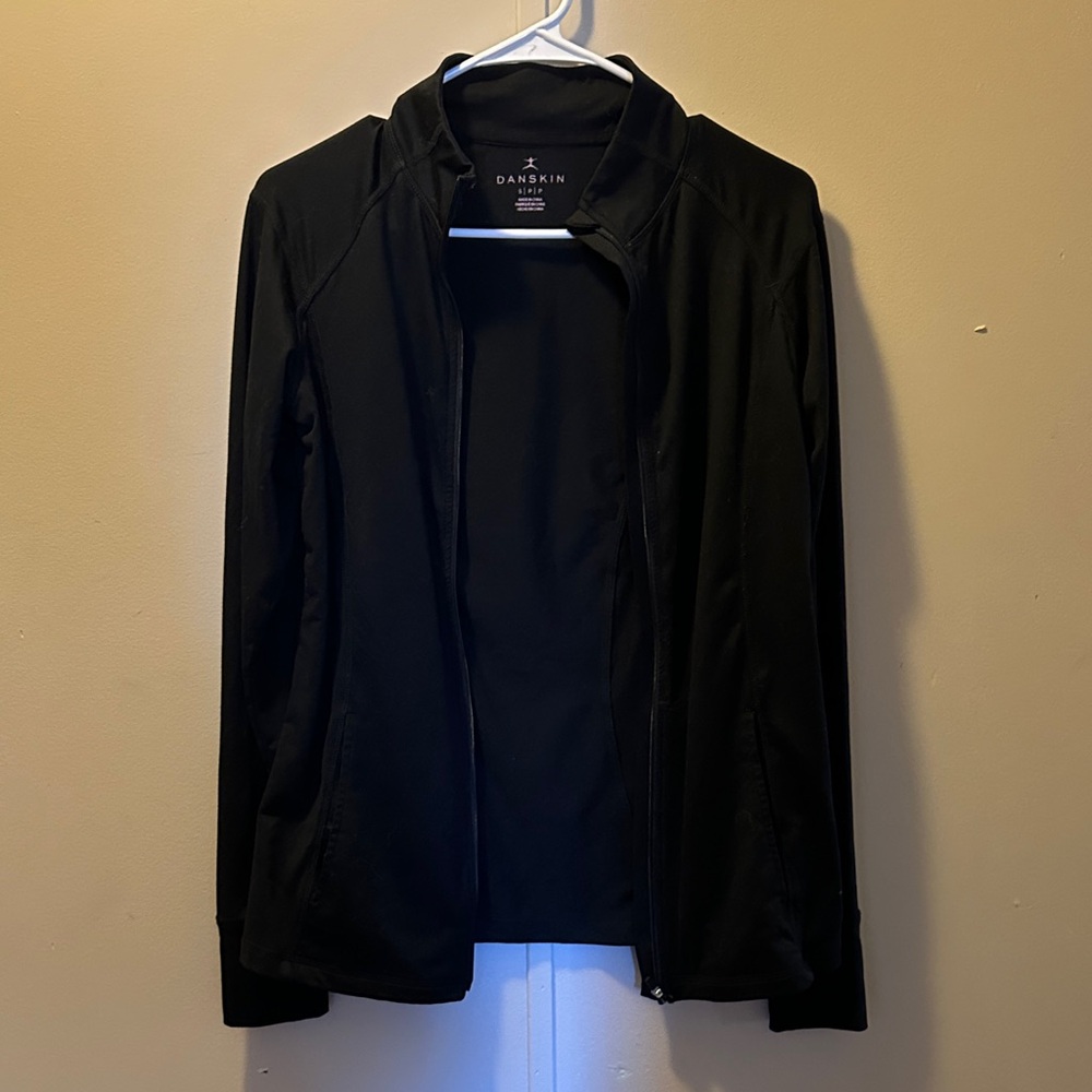 Danskin Women's Black Zip-Up Jacket SMALL - Picture 4 of 8